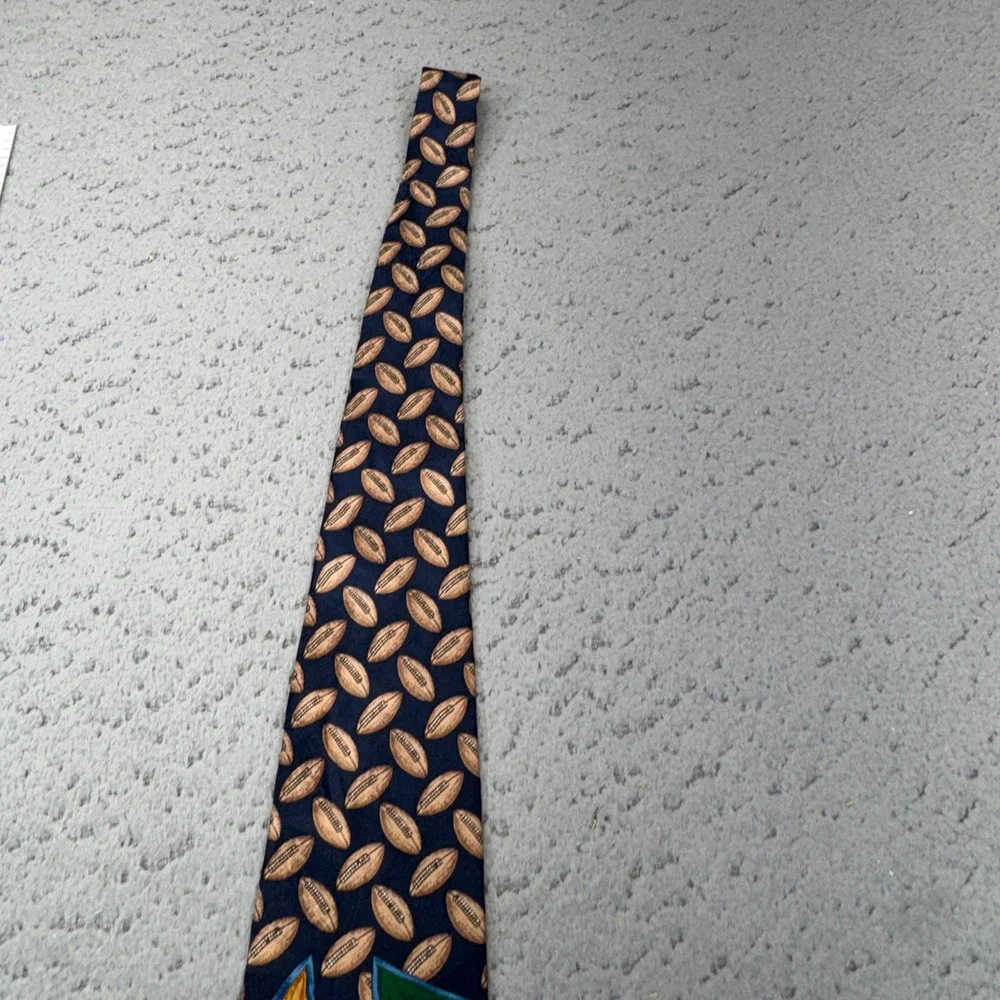 Tabasco Brand Silk Necktie Football Americana Advertising McIlhenny USA Novelty